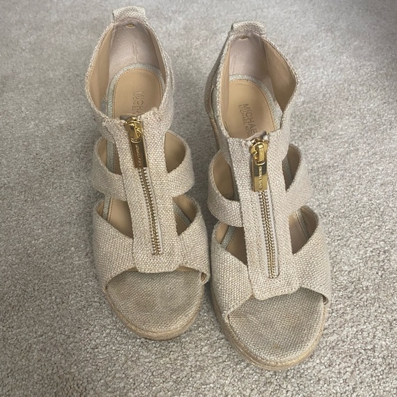 Michael Kors Berkley Wedge Sandal - Picture 2 of 11